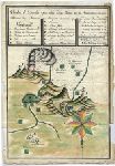 Map of Pacaya Volcano and vicinity of Antigua, Guatemala.