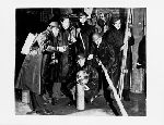 Firefighters at Yale during World War II.