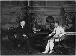 Henry Lewis Stimson with Benito Mussollini in Rome.