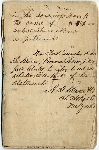Subscription book for purchasing slaves' freedom, page 1.