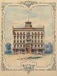 Front elevation of a hotel by Henry Austin.