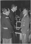 Charles A. Lindbergh at a reception in Germany.