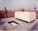 Beinecke Rare Book and Manuscript Library on Hewitt University Quadrangle.