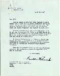 Letter from President Franklin D. Roosevelt to Ambassador William C. Bullitt.