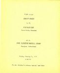 Yale Glee Club Concert in Branford, CT, 01/19/1979--cover