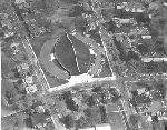 Early aerial view of David S. Ingalls Rink.