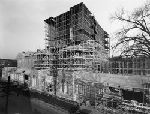 Sterling Memorial Library site, looking northeast from the Hodges Building on York Street.