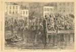 "The Poor in Summer--Gathering on the Docks for a Breath of Fresh Air."