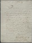 2 ALS (presumably to Lord Shuldham) from an American prisoner named De La Carriere, held on board the