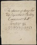 Connecticut Hall (South Middle College): accounts of receipts and expenditures